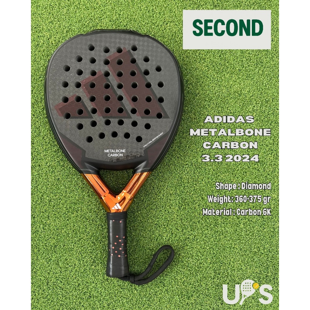Adidas Metalbone Carbon 3.3 2024 Raket Padel Second UR0128