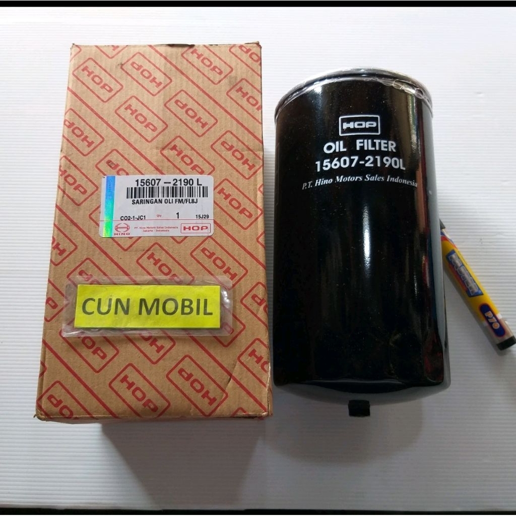 Filter oli Hino Lohan 500 Hino Jember 15607-2190L