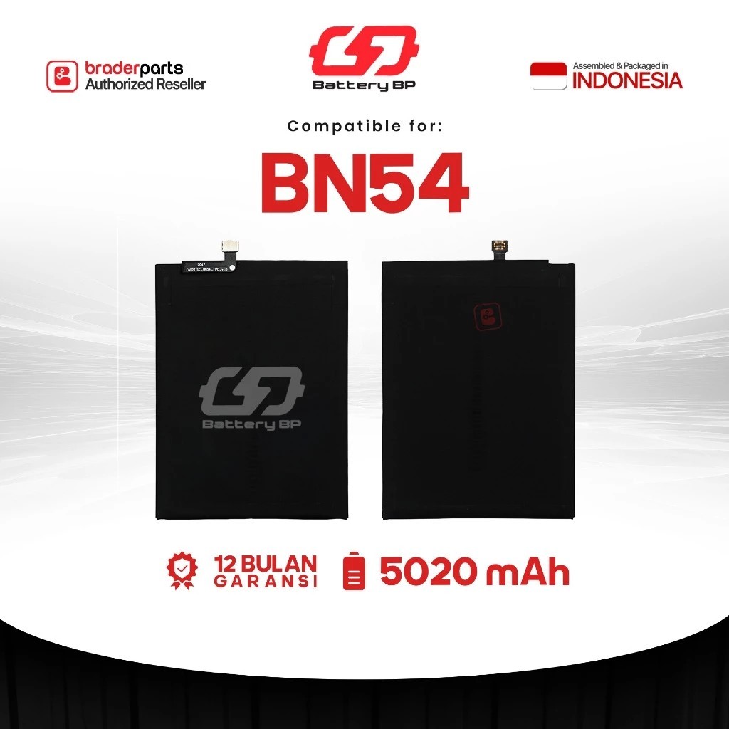 Bp BraderParts BN54 For Redmi 9 / Redmi Note 9 5020 mAh