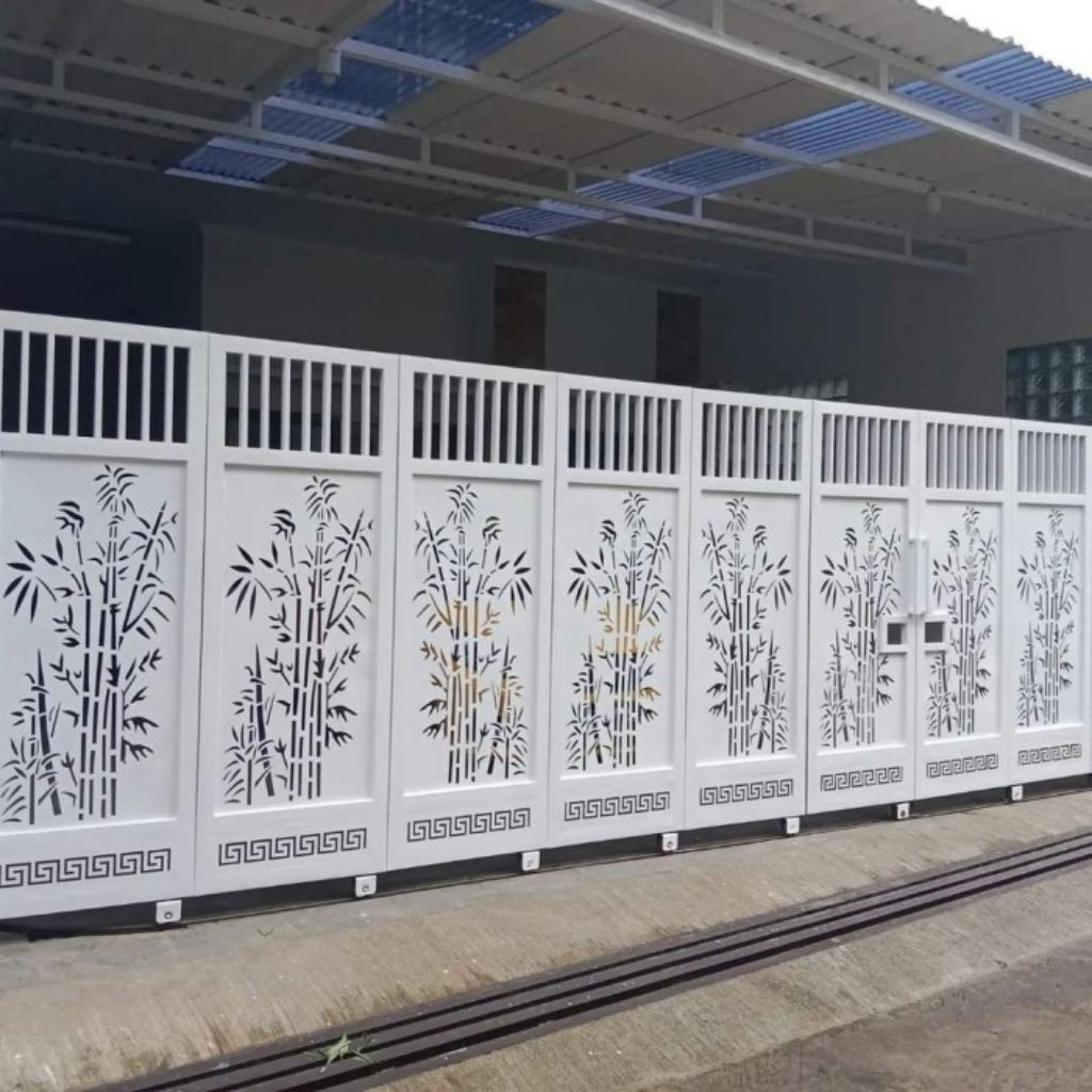 pagar cutting minimalis modern