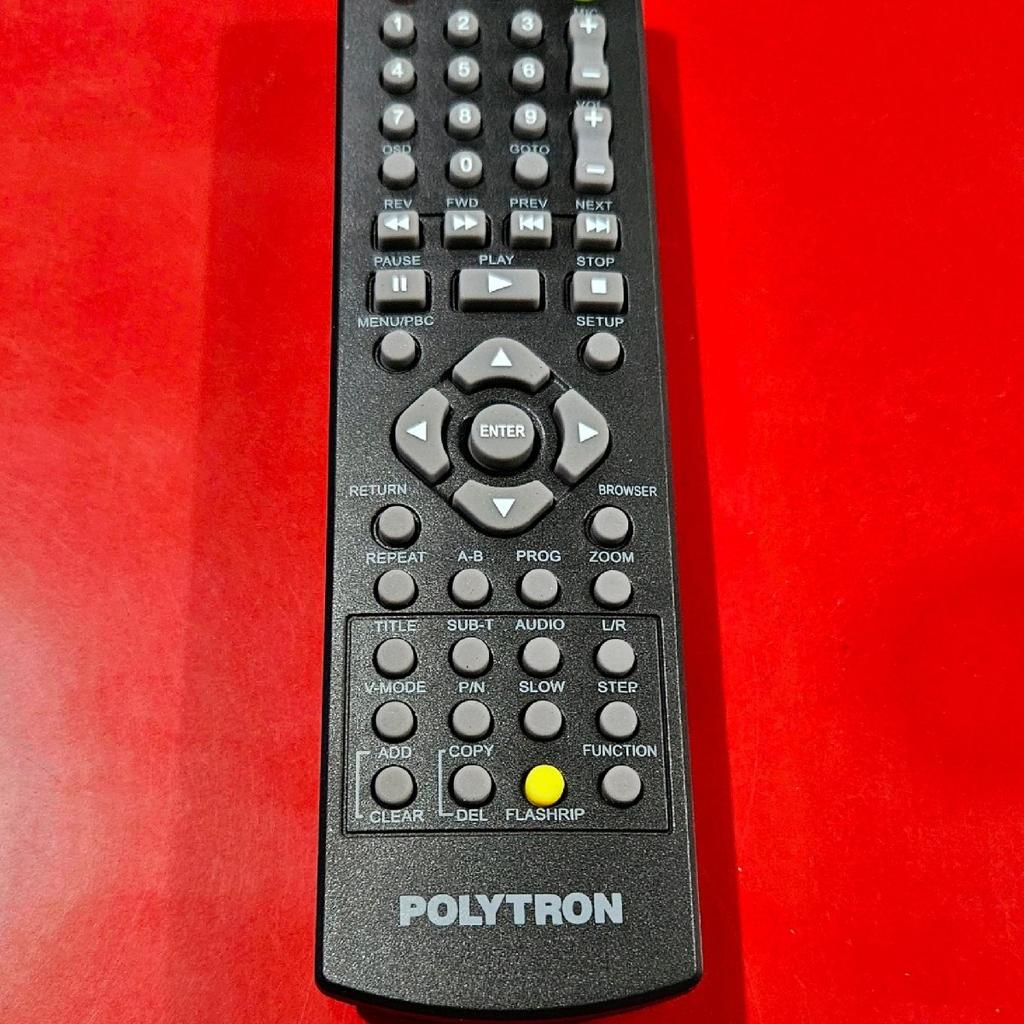 REMOT DVD POLYTRON ORIGINAL UNTUK DVD TYPE 2168,2255HC,2165