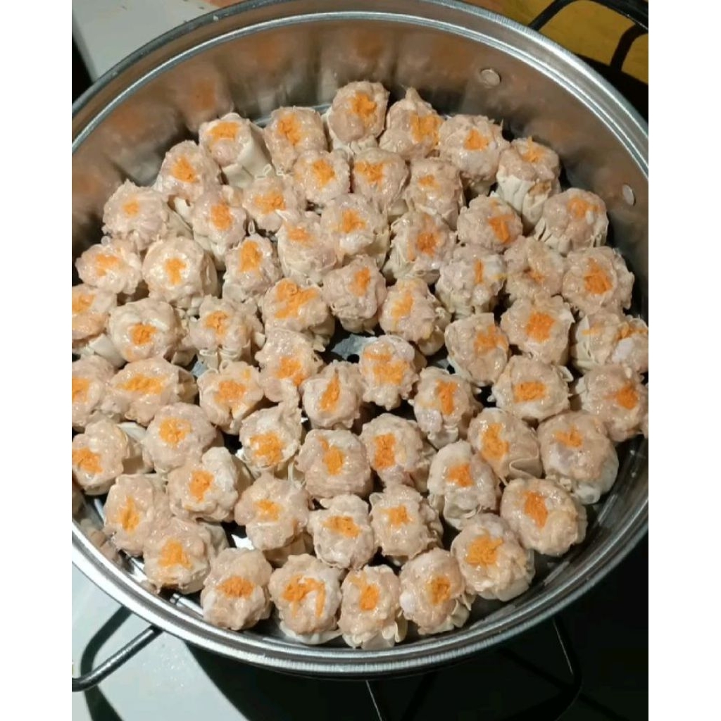 Dimsum Mini Ayam Udang Frozen Praktis Tinggal Kukus Enak Gurih Halal