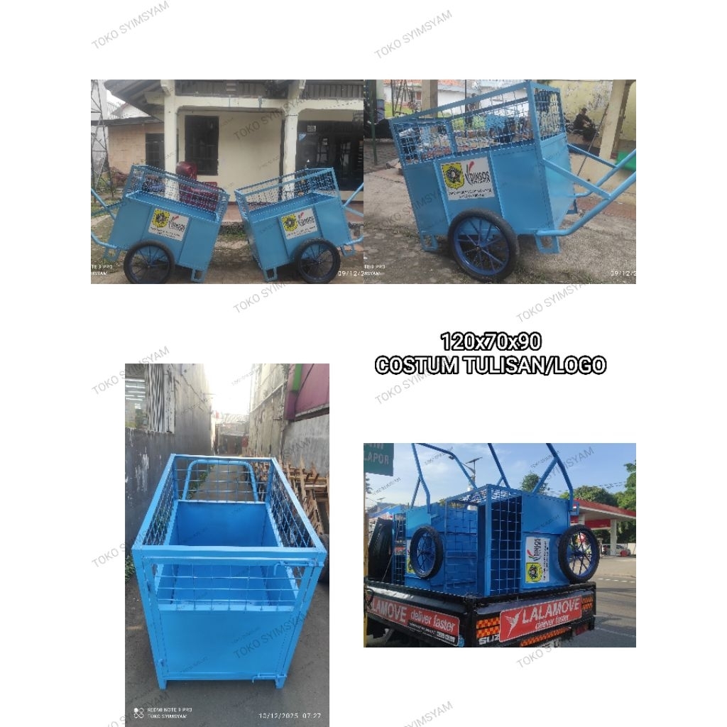 Gerobak sampah besi khusus JABODETABEK[Terlaris]