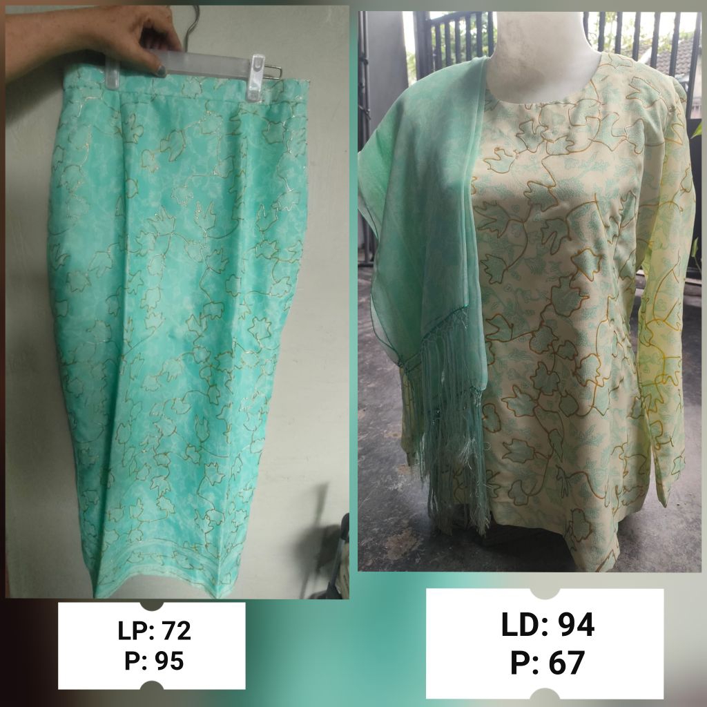 BAJU KEBAYA TERKEREN (NO RIJEK)