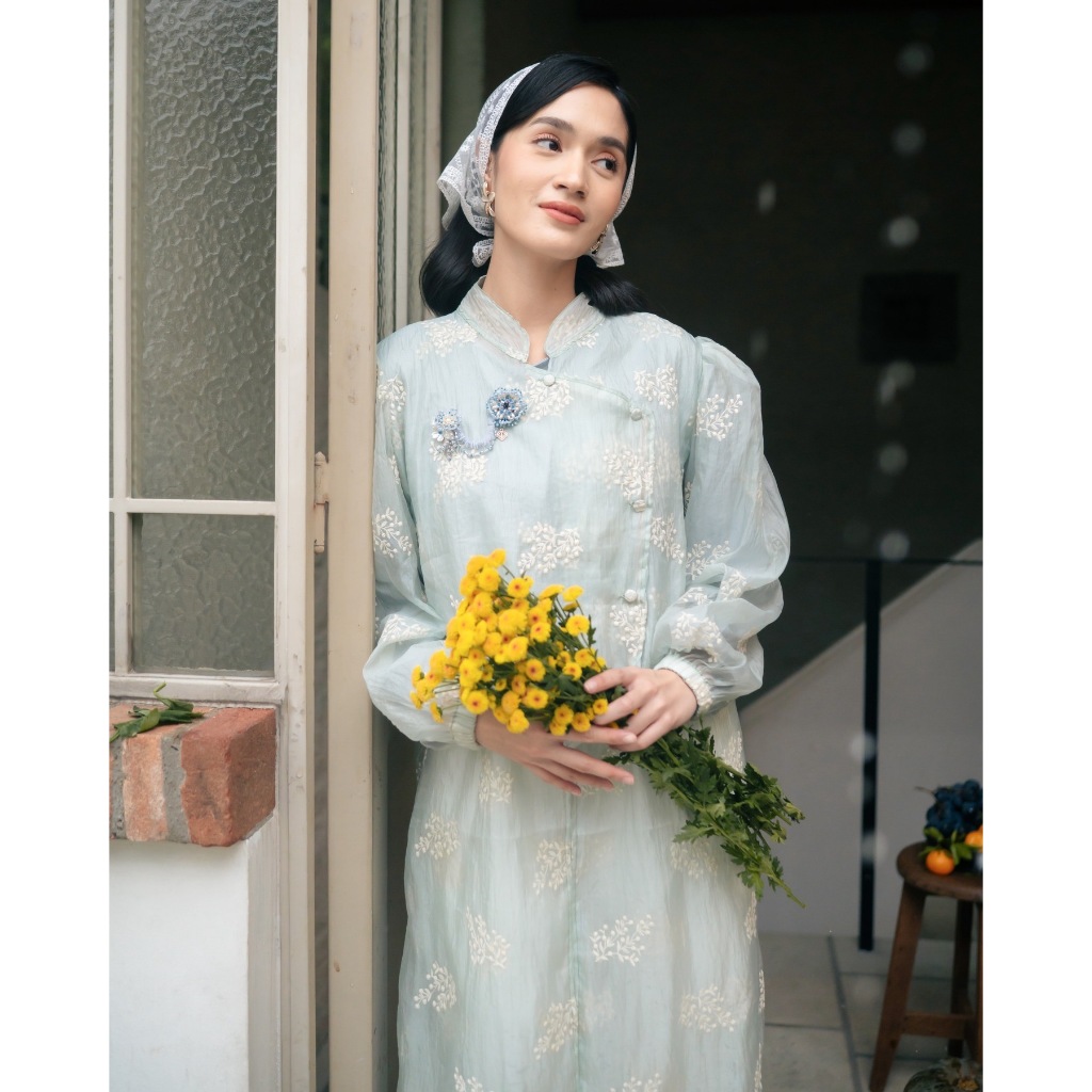 Haidee & Orlin - Marie Raya Tunic Iris Pattern (All Size)