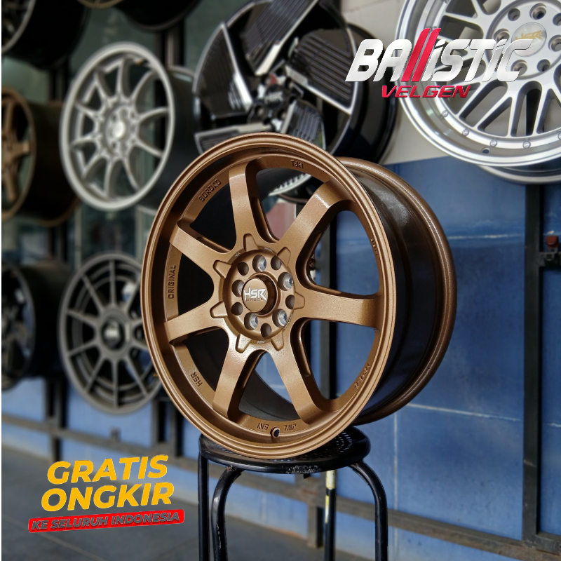 Velg ring 18 model TE37 Mobil Avanza New, Veloz Xenia Yaris Cross Innova Rush Pelek HSR BOROKO TJH