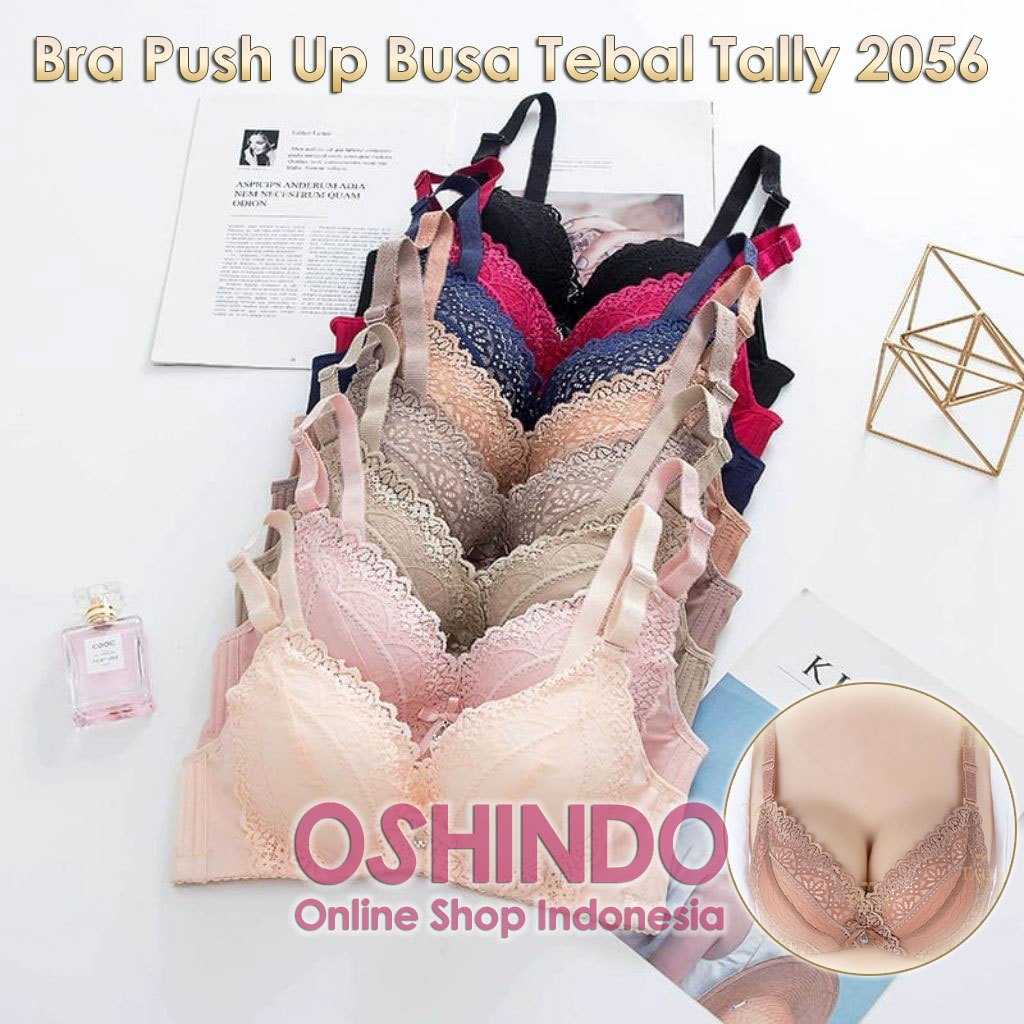 BH Tally 2056 Bra Push Up Busa Tebal Tanpa Kawat