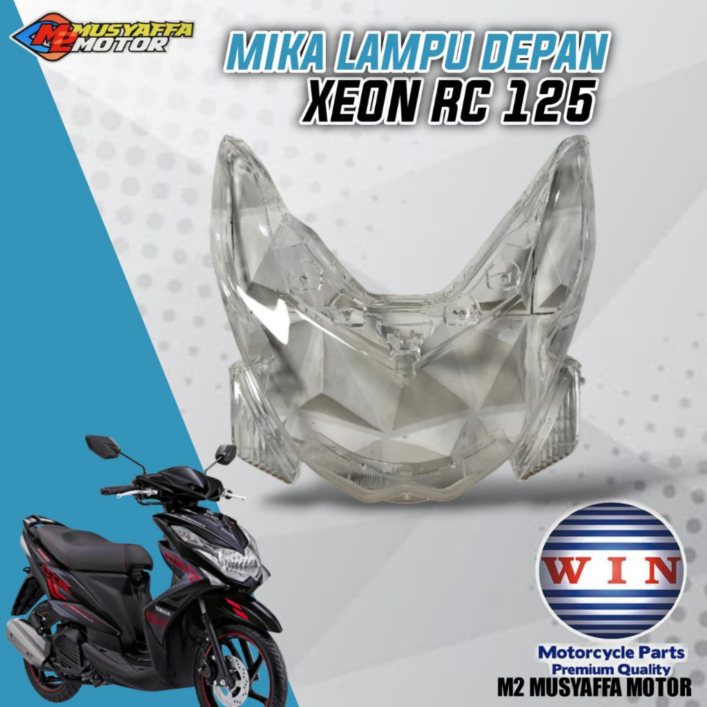 WIN Mika Kaca Lampu Depan Yamaha Xeon RC 125 Berkualitas