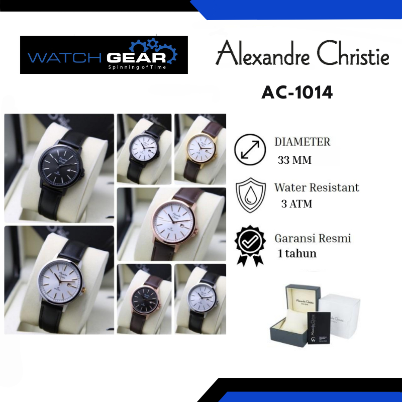 Jam tangan Wanita ALEXANDRE CHRISTIE AC 1014 LD (KULIT)