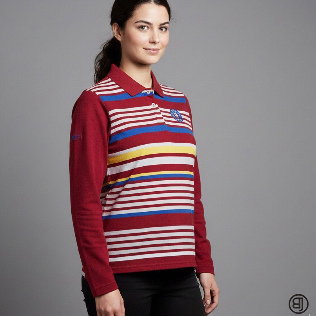 Kaos Polo Wanita BENJEFE GOLF Long Sleeve  Polo Shirt Original Second