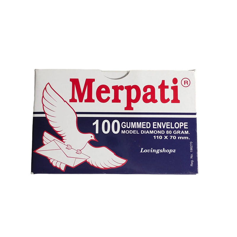 Amplop Putih Kecil, amplop merpati