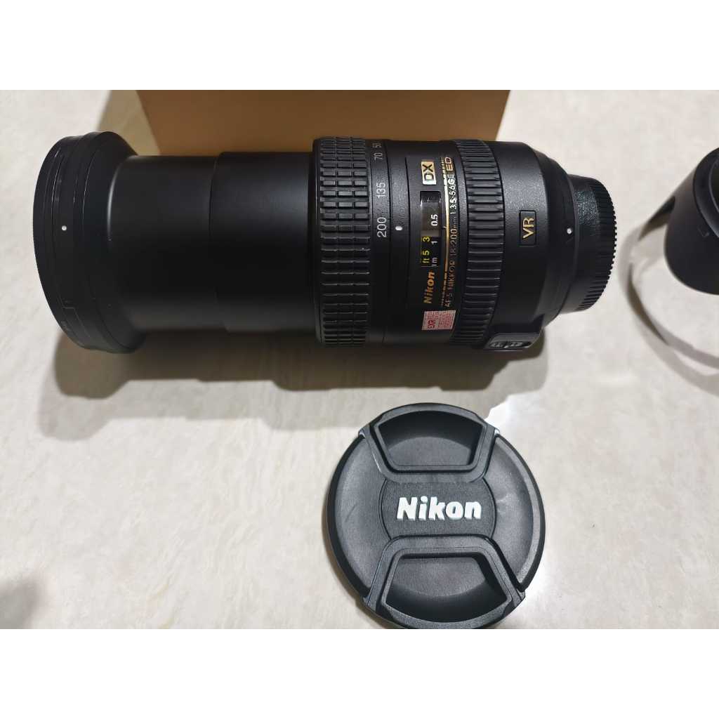 Lensa Kamera camera nikon nikkon Nikkor Lens AFS 18 200mm F/3.5-5.6G ED DX VR II  untuk  kamera came