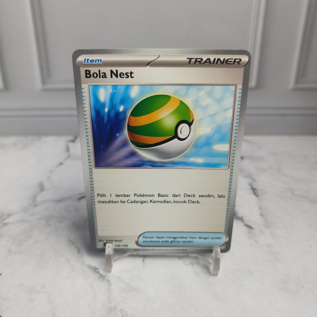 Bola Nest Item Trainer TCG Pokemon Indonesia