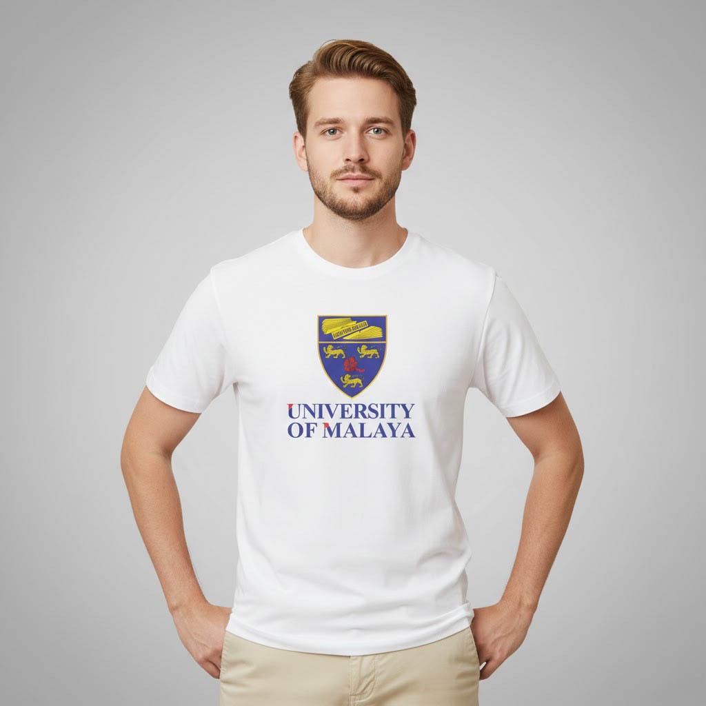 Kaos T-Shirt Premium University of Malaya Cotton cloth short sleeve and  long sleeve
