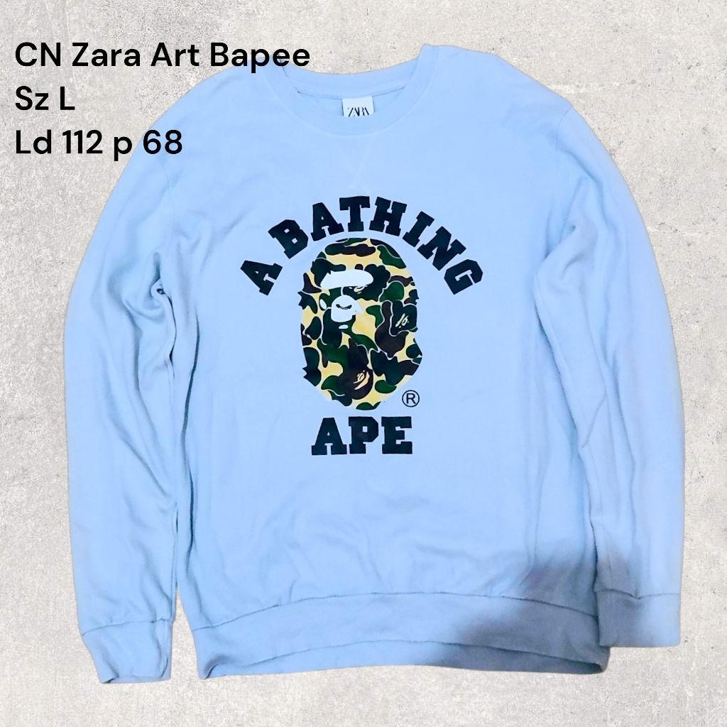 CN Zara art kolab Bape