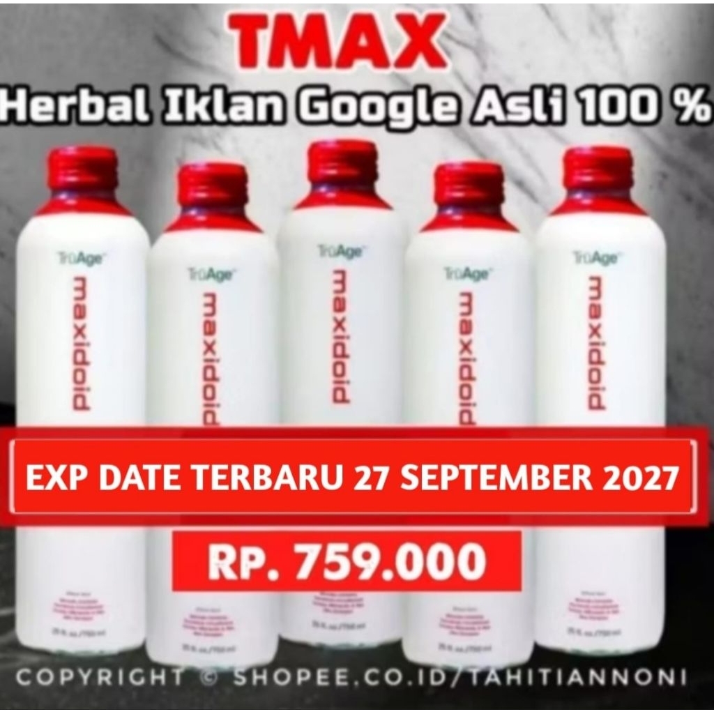Termurah TMAX Herbal Iklan Google Asli 100%