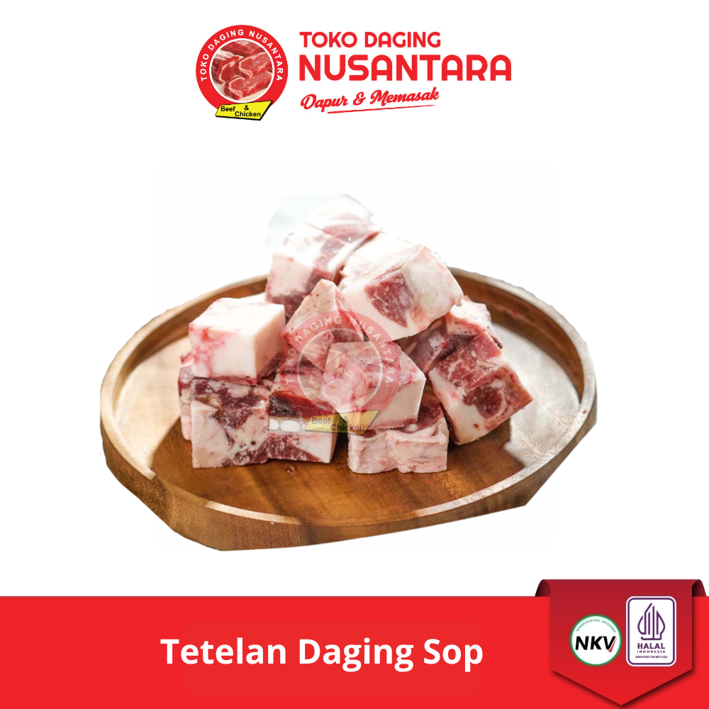 Tetelan Daging Sop 500gr – Tetelan Daging Sop Fresh Frozen Siap Masak | Toko Daging Nusantara