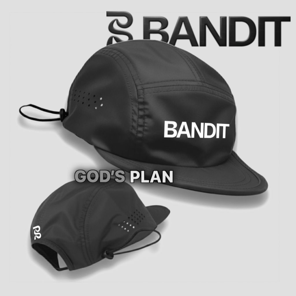 Topi Lari BANDIT / Running Cycling Caps Hat Quick Dry Ultralight / Topi Lari Sepeda Pria Wanita
