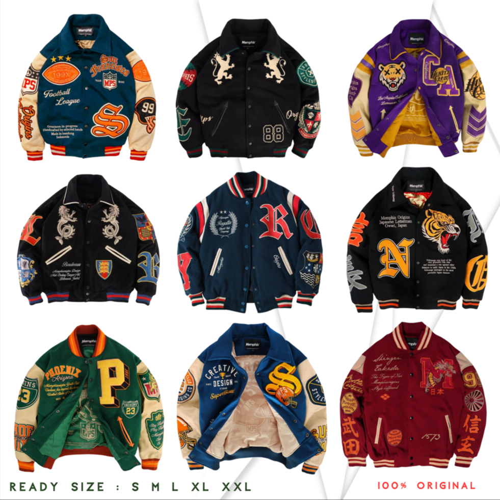 Memphisorigins Varsity Original 100% San Fransisco Bordeaux Phoenix Tora Kamikaze Home Run Britain N
