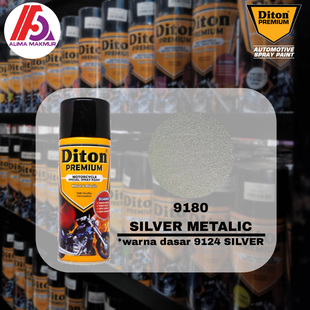Diton Premium 9180 Silver Metallic 400cc / Pilok Diton Premium SIlver Metalik / Pilok Silver Metalik