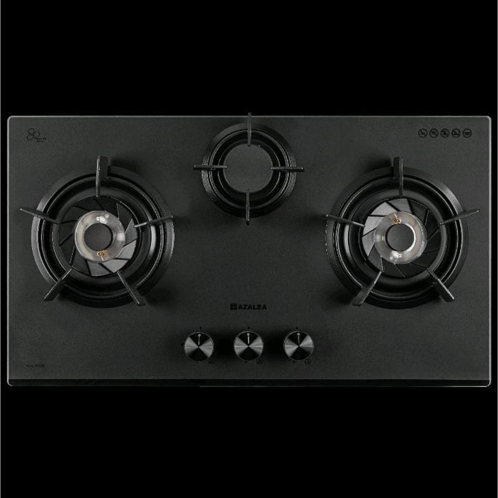Azalea AGCN733B Kompor tanam 3 tungku matte