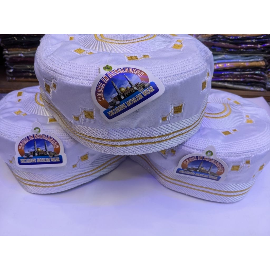 Peci bugis putih peci santri