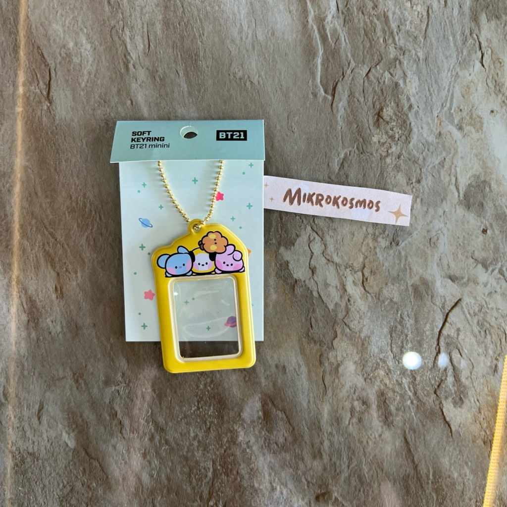 UNSEALED NEW - BT21 PHOTO ID HOLDER official merchandise BTS underpriced