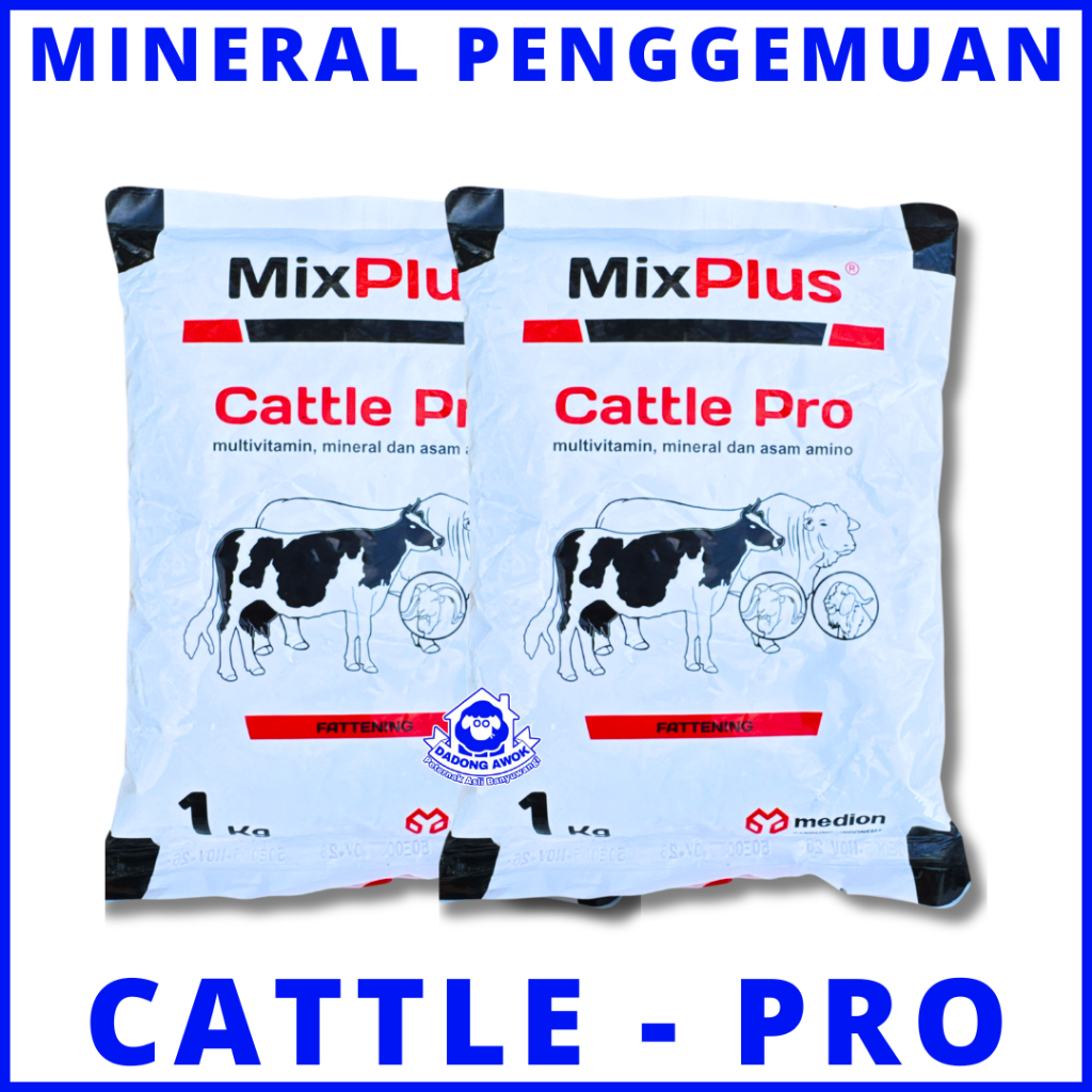 CATTLE Pro 1 kg - Premix sapi 1kg - mineral premix TMC - Penggemukan sapi kambing domba cattle mix
