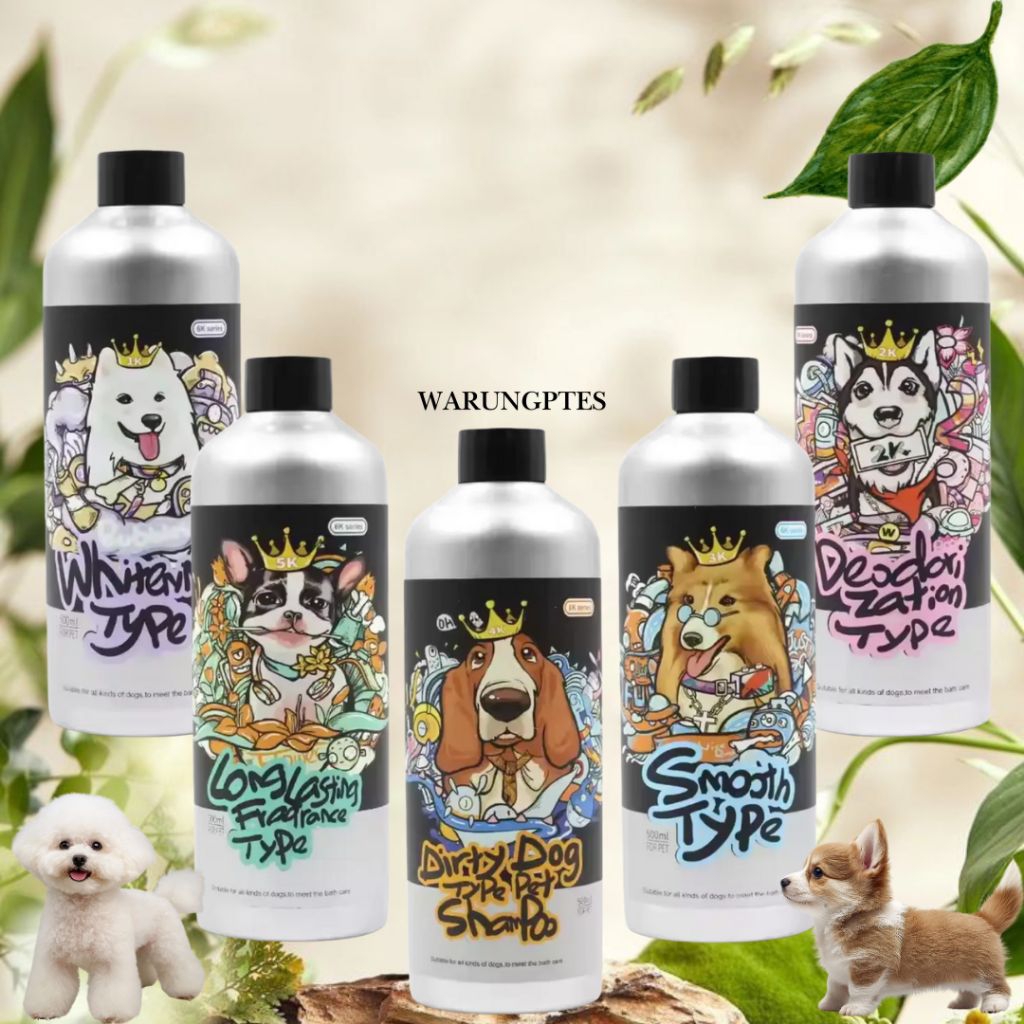 6K Series Dog Shampoo - Shampo Mandi Anjing - Shampo Anjing