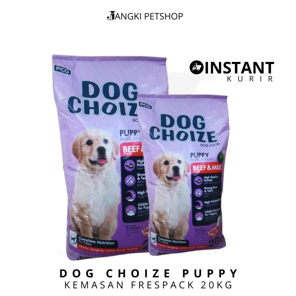 Dog Choize Puppy Dog Food 20 kg / Makanan Anak Anjing 20kg