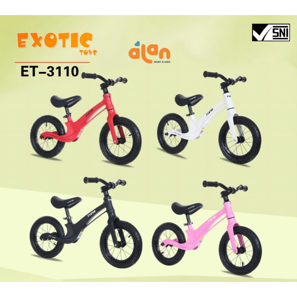 Push Bike ET3110 Ban Pompa Exotic / Sepeda Anak