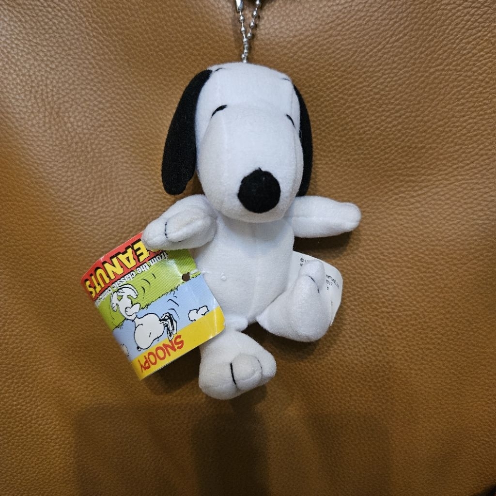 Snoopy Peanuts Plushie Charm Ganci Gantungan Tas Snoopy Peanuts Preloved koleksi pribadi Ready