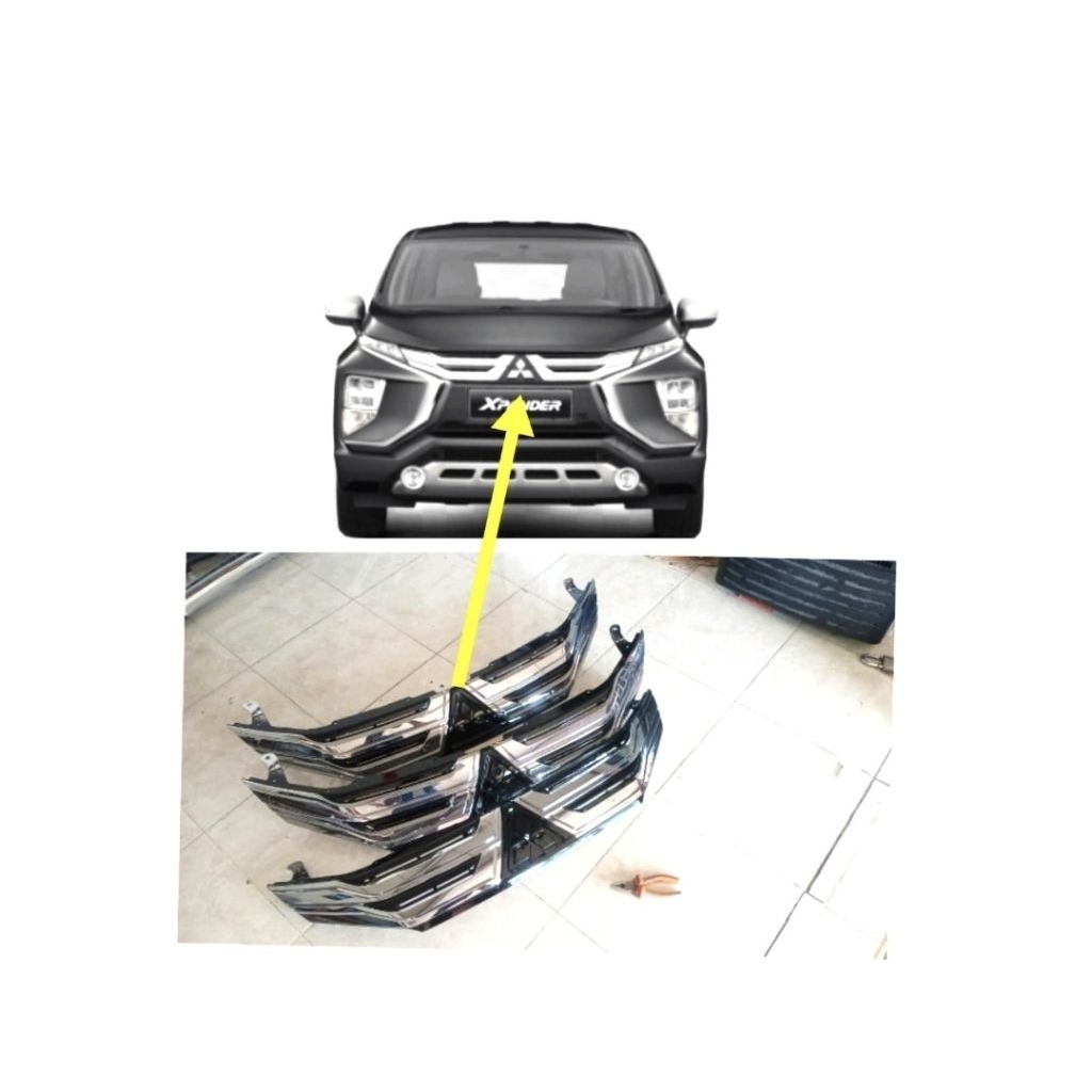 grill bumper depan xpander ultimate original
