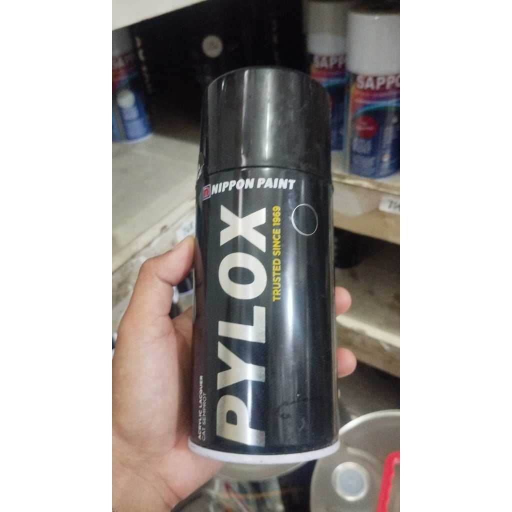 NIPPON PAINT PYLOX 300CC BIRU DAN HITAM