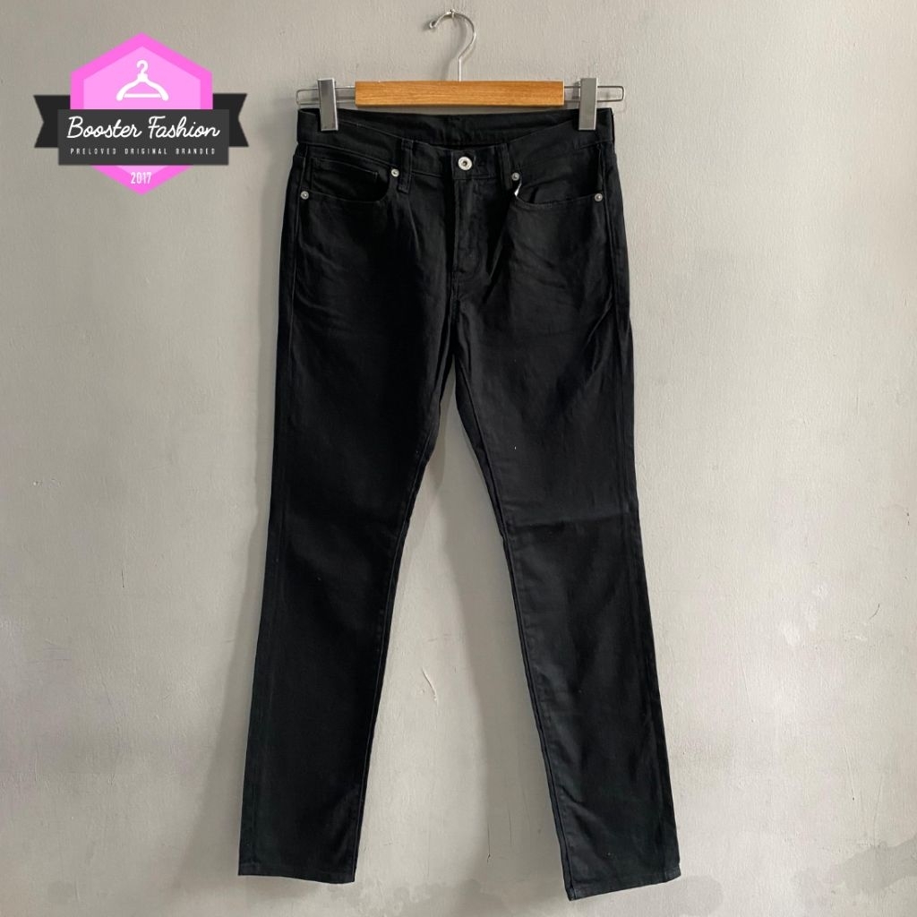 JEANS GU BY UNIQLO BLACK ORIGINAL GU001