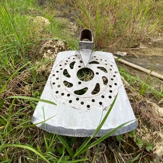 cangkul cakram  lebar 19 cm cangkul baja anti lengket cangkul cakram