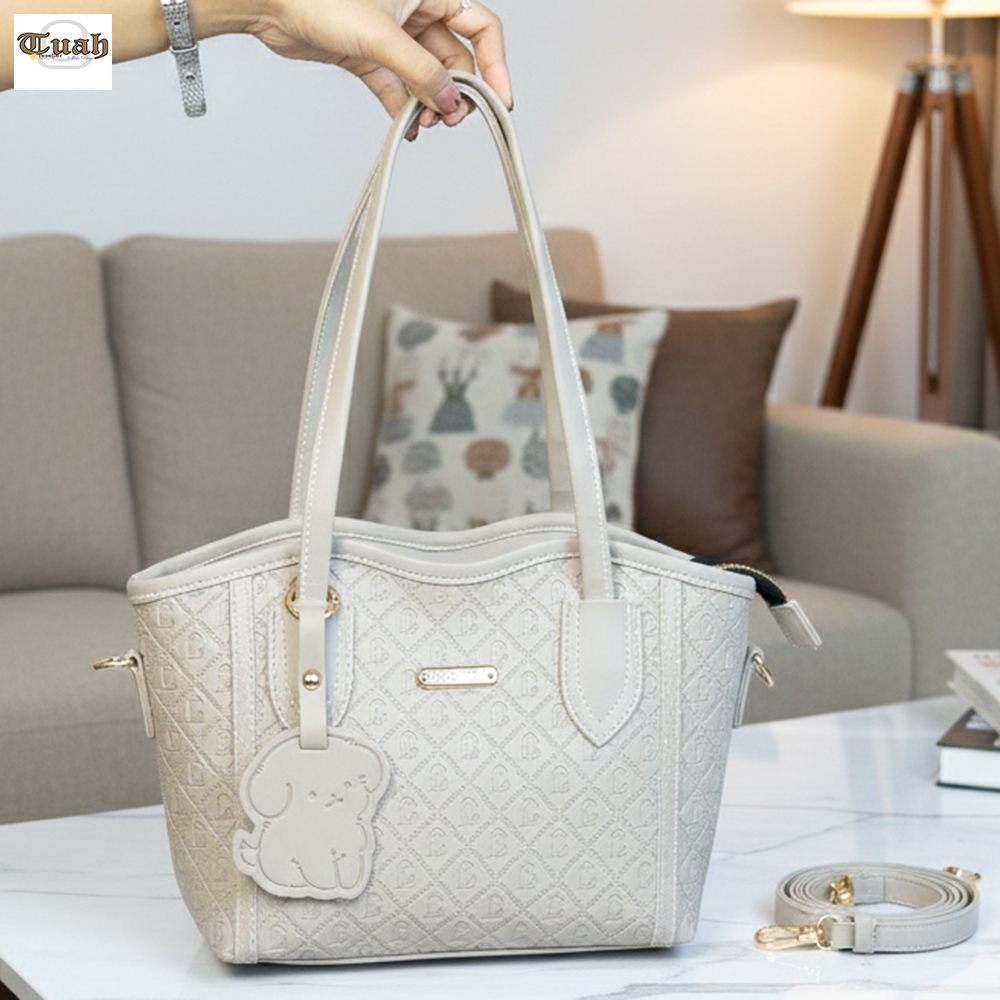 TUAH SLIMBAGS Tote Bag Wanita Emboss Snow Bella 3678 Tas Jinjing Tas Bahu Tas Selempang kekinian Tas