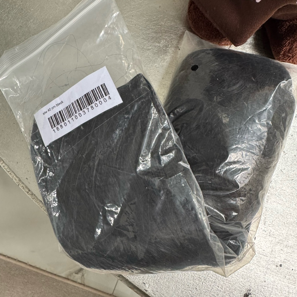 SISSYCLIP Hairclip rambut palsu SLW 40 cm black Preloved