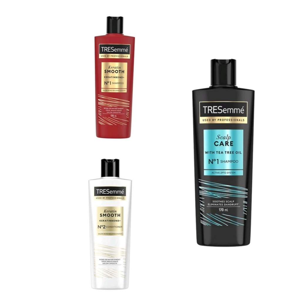 Tresemme keratin smooth shampoo/ conditioner / scalp care 170ml