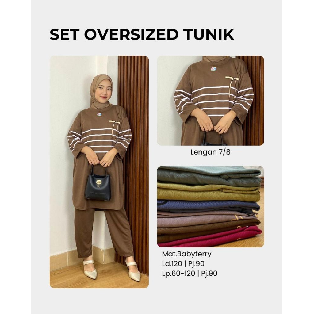 Setelan Tunik Pita Kartika