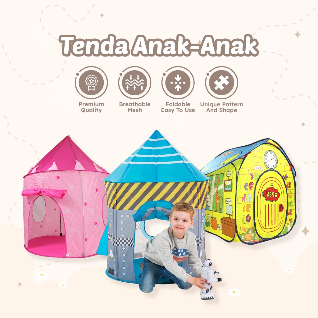[MEDAN] ToysZoona KISUBO Kids Tent Tenda Anak Mainan Anak Mandi Bola