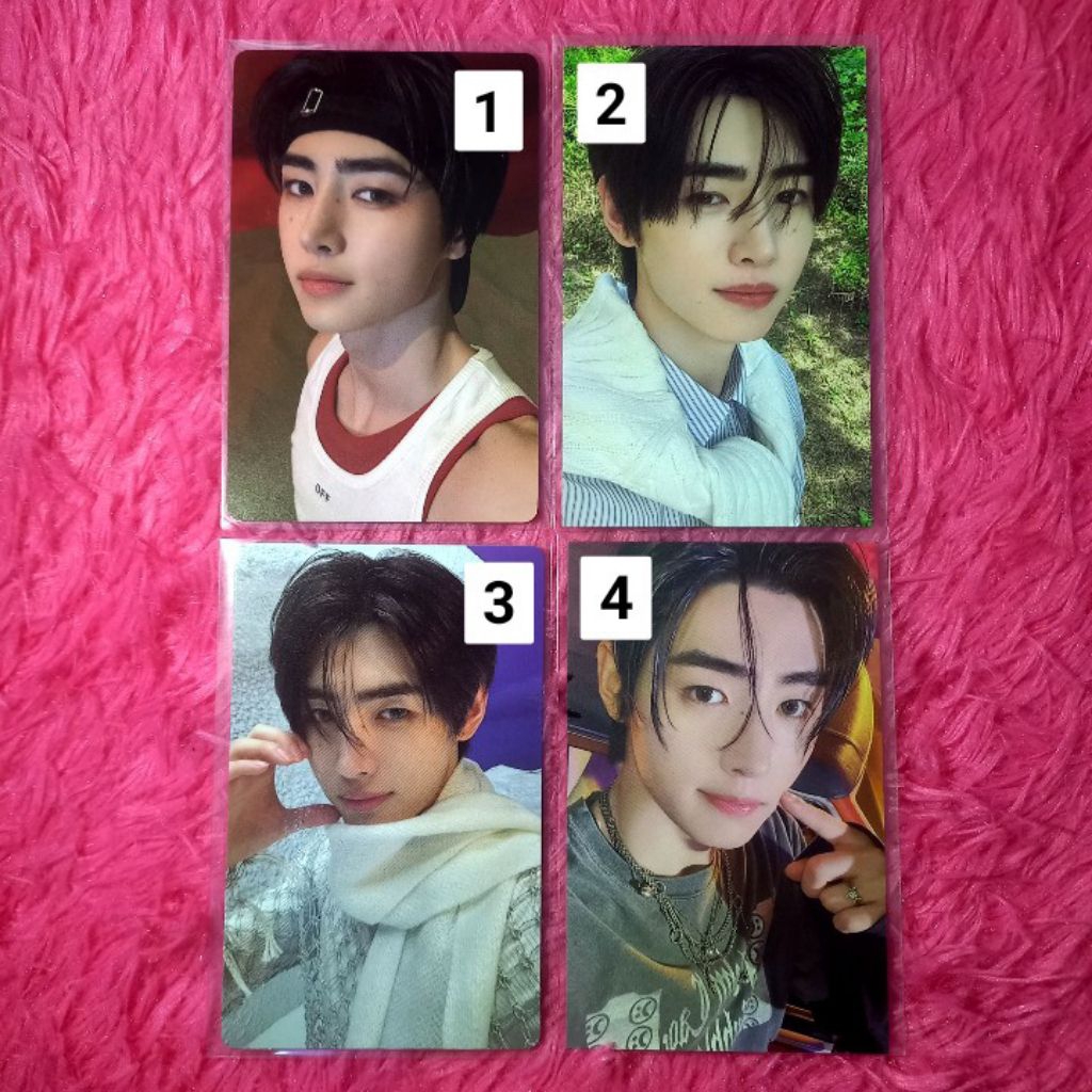 [baca deskripsi] PC Sunghoon 4th Enniv YZY Beijing Kutangan Kutang RU Romance Untold Weverse Japan T