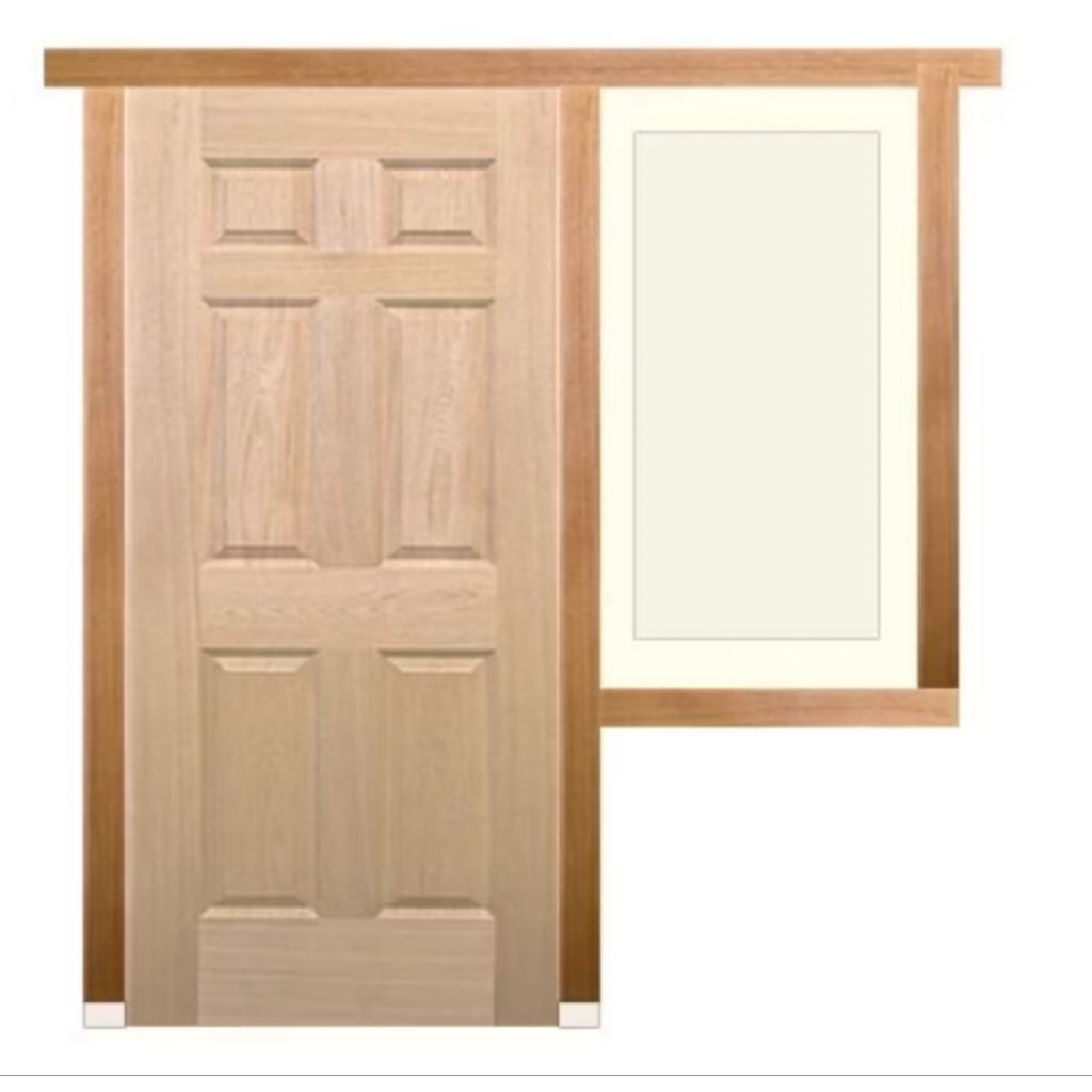 Kusen P ( kayu kamper ) . Pintu Triplek & Daun Jendela