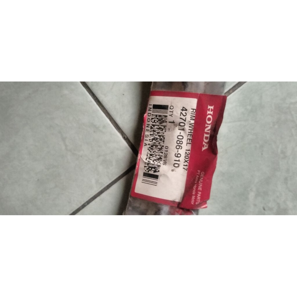 Velg ring 17.120 HM HONDA SUPRA XX SUPRA 100 ASTREA PRIMA GRAND LEGENDA IMPRESSA SUPRA X LAMA OROGIN