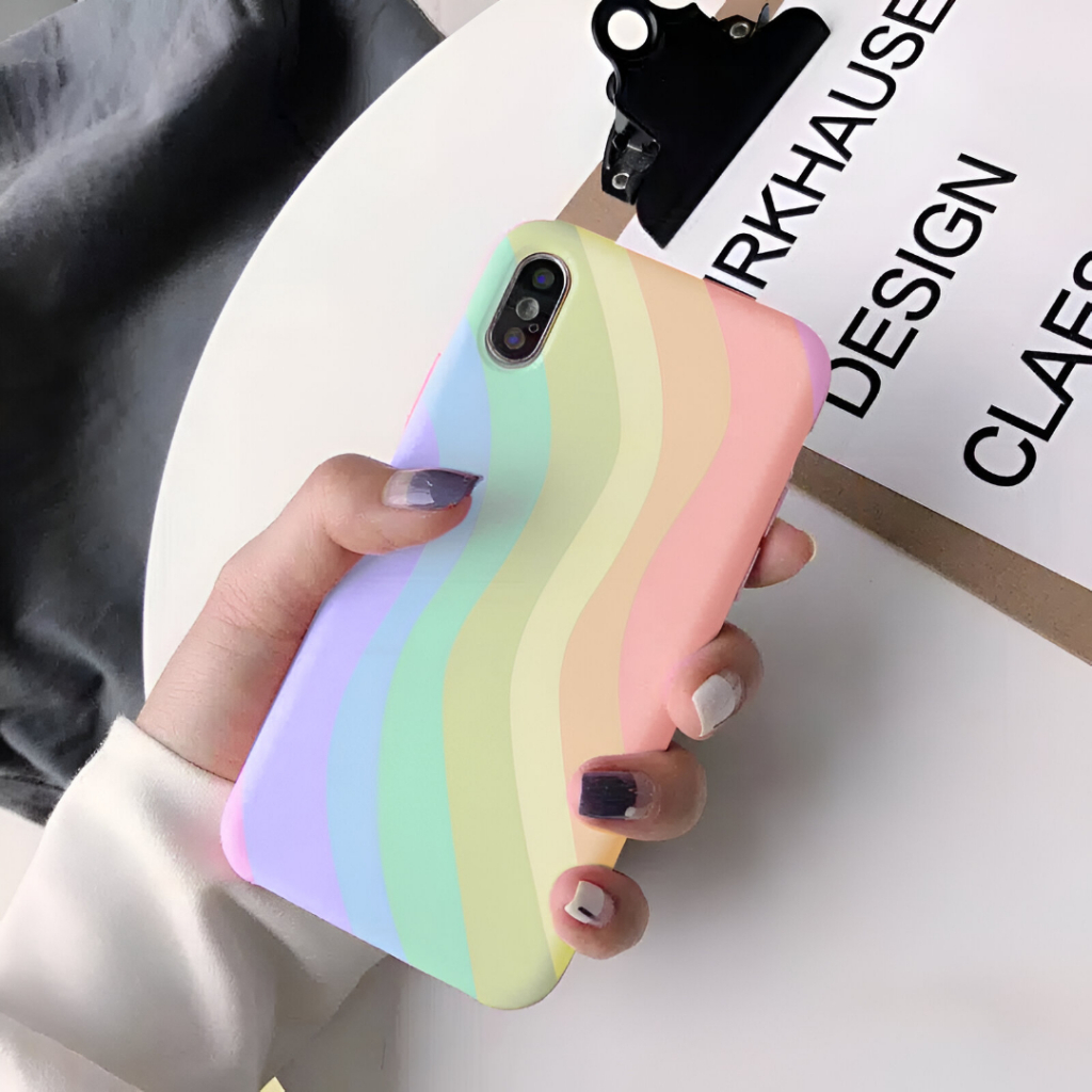 Casing Hp Rainbow Case Infinix Smart HD 2021 Smart 4 Smart 5 Smart 6 2/32 Smart 6 3/64