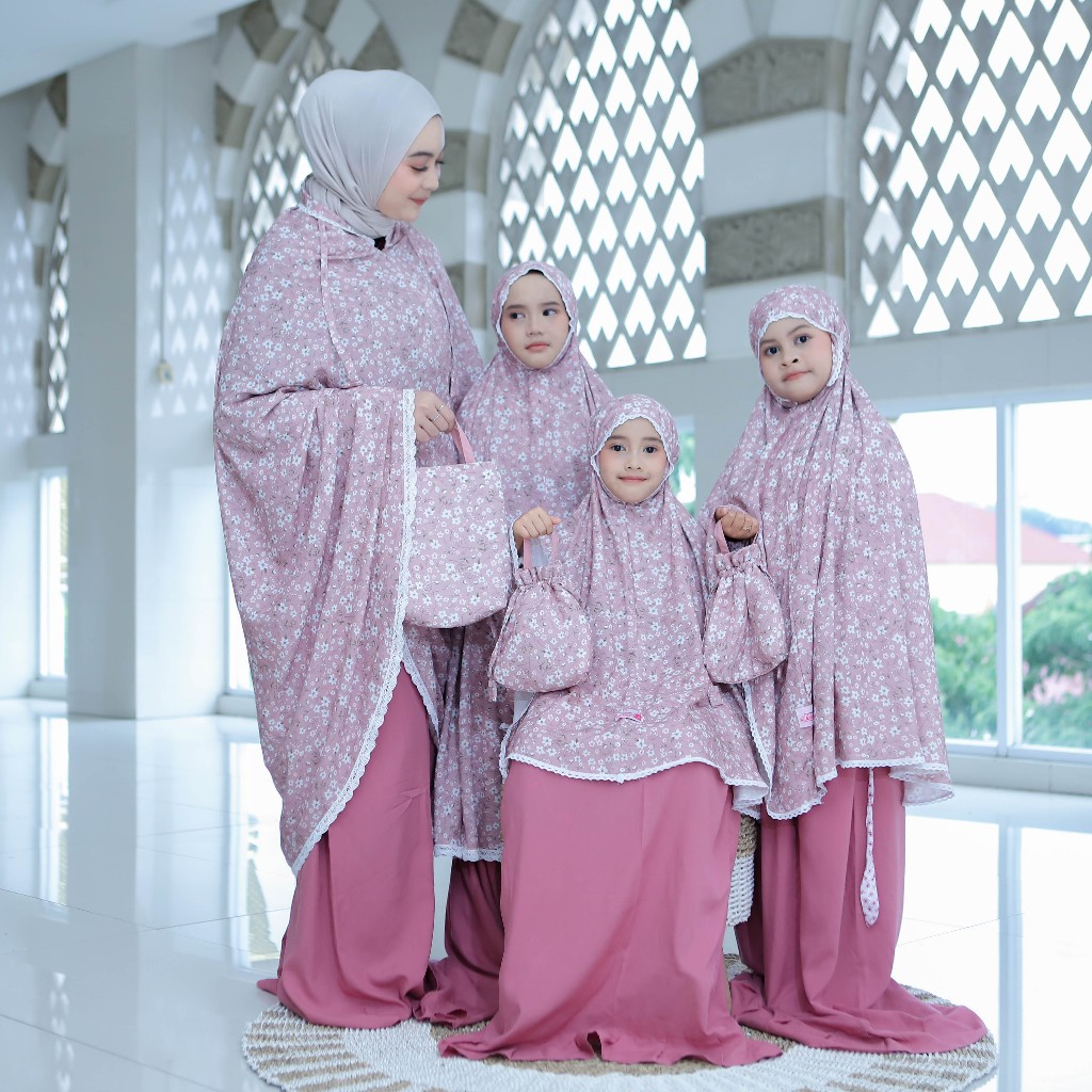 Mukena Anak dan Ibu CoupleTerbaru Usia 2-12 Tahun by Mukena Zaida