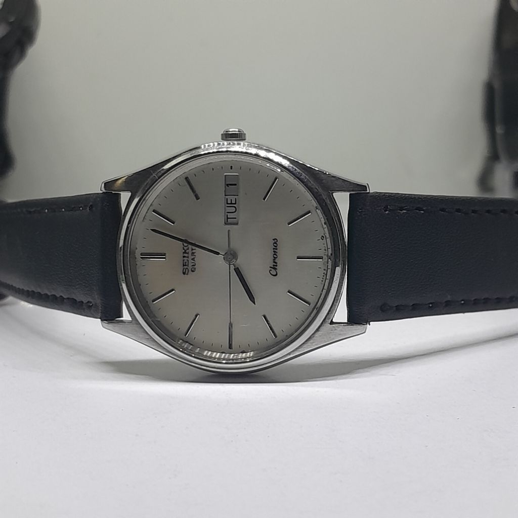 JAM TANGAN VINTAGE SEIKO QUARTZ CHRONOS 8123 7080 JDM
