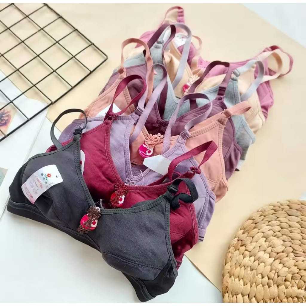 BH Wanita murah 6pcs 12pcs/ Bh sport wanita tanpa kawat dan busa