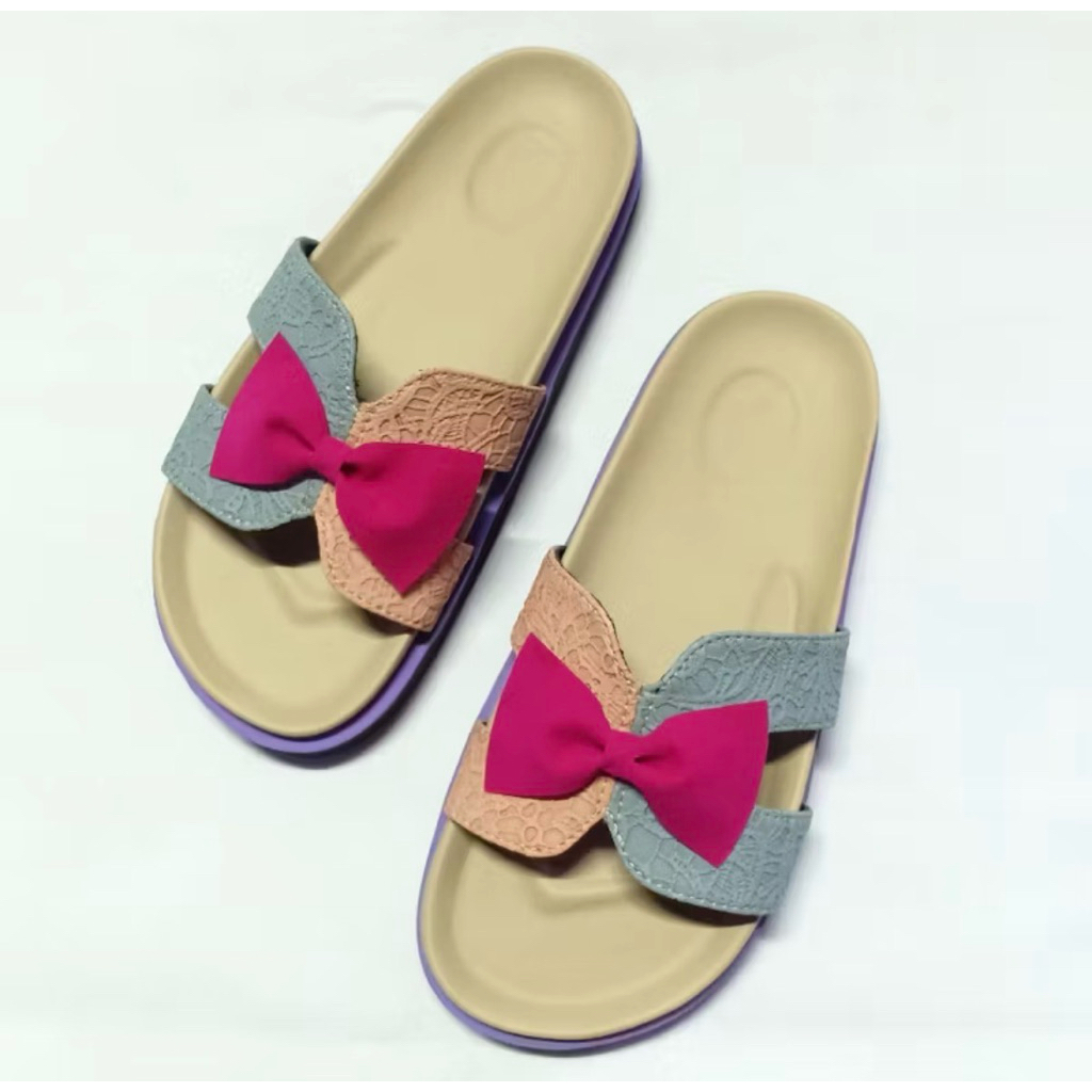 PINKY 001 Sendal wanita Comel untuk dipakai atau pergi ke acara pesta dan bisa di gunakan untuk seha