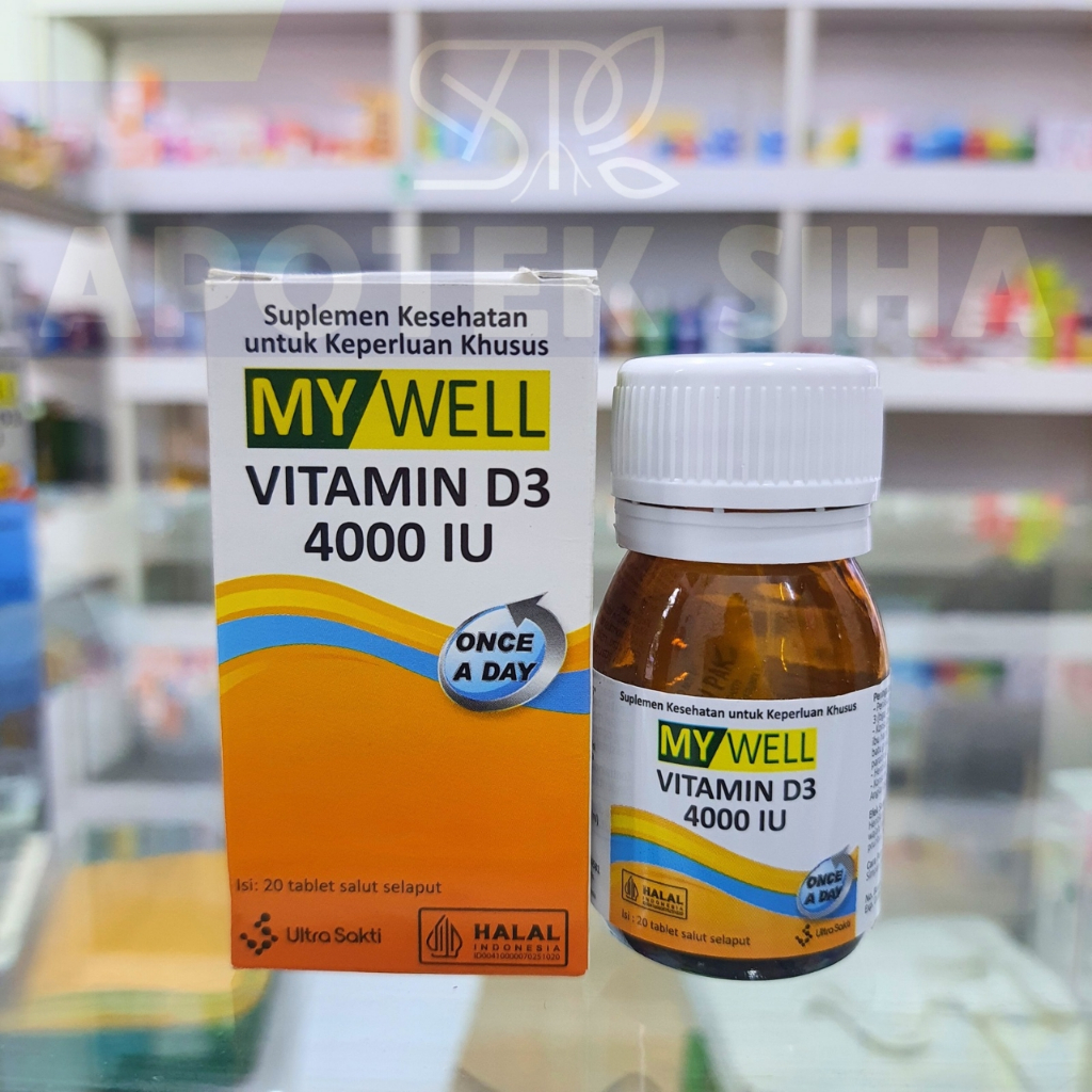 MY WELL VITAMIN D3 1000 IU & 4000 IU 20 TABLET